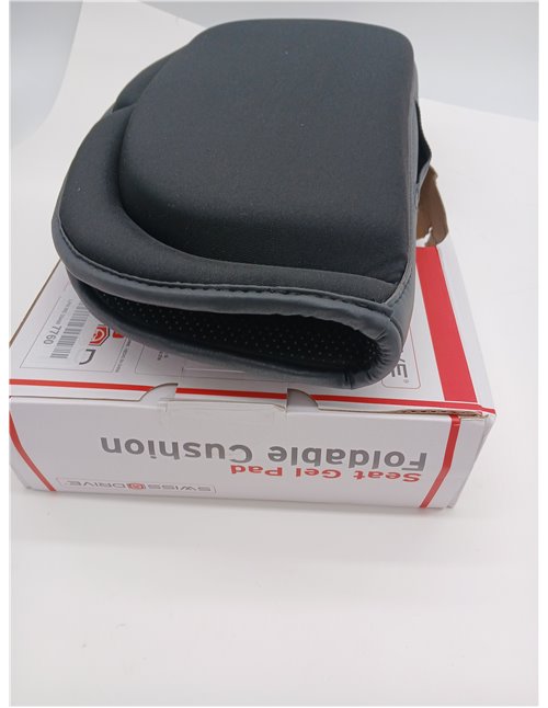 S SUMEX Cojín Plegable de Espuma de Memoria para Asiento, Cojín de Gel para Todo Tipo de Asientos de Coche, Oficina. Ideal para 