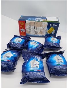 LAICA Filtros de Agua bi-flux (Pack 6) – Conserva Sales Minerales Esenciales, Reduce la Cal, Cloro y Metales Pesados – Compatibl 2