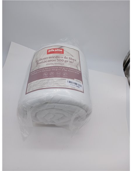 PIKOLIN Home - Edredón Nórdico Otoño-Invierno 300gr, Fibra Ecolofil Tacto Plumón, Relleno para Cama 90 (150x220 cm)