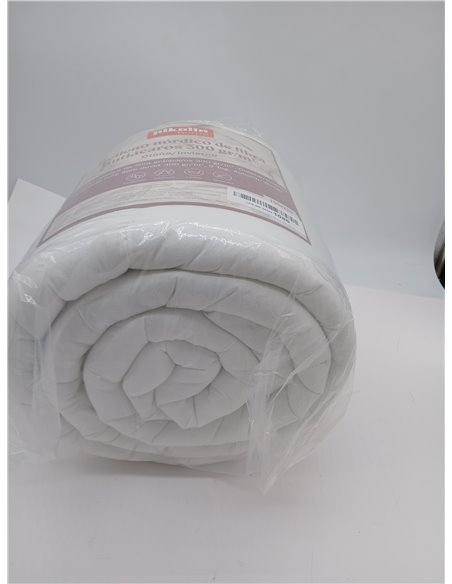 PIKOLIN Home - Edredón Nórdico Otoño-Invierno 300gr, Fibra Ecolofil Tacto Plumón, Relleno para Cama 90 (150x220 cm)