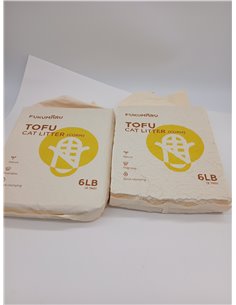 FUKUMARU Arena de Tofu para Gatos 5.4kg - Arena aglomerante para Gatos, Mezcla de pellets de maíz, Libre de Polvo y fácil de agl 2