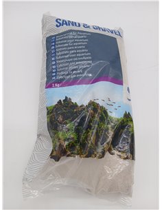 Amtra Cuarzo Blanco Amtra - Arena De Acuario De Cuarzo Blanco extrafino, Para Agua Dulce O Salada, Tamaño De Grano 0,1-0,7 Mm, C 2
