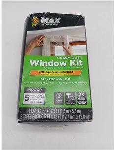 Duck Brand 287455 MAX Strength Kit de Aislamiento de Ventana, 5, Transparente 2