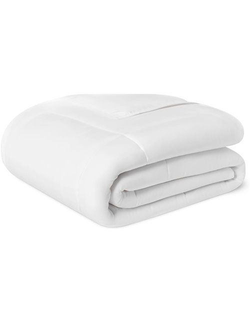 Amazon Basics Relleno Nórdico 300 gsm - Edredón Hipoalergénico con Fibra Alternativa al Plumón para Cama 80, 135 x 200 cm, Blanc