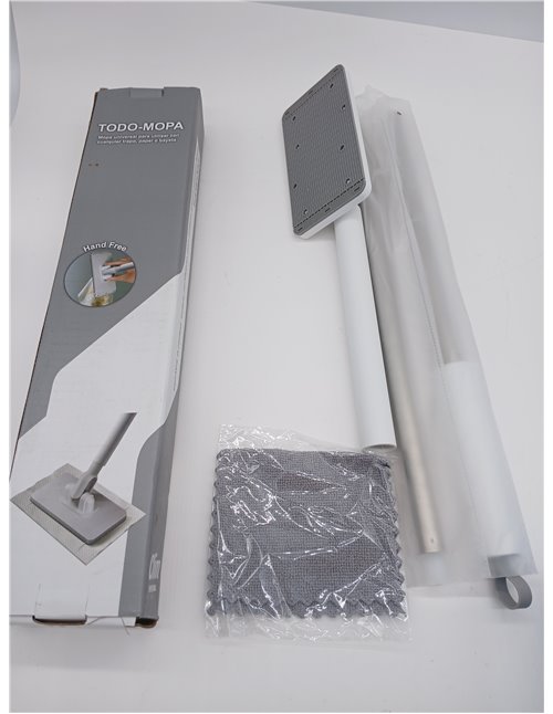 Clim Profesional Mini Mopa Multifunción con Clip, Sin Recambios, Mango de Acero Inoxidable, para Limpieza de Paredes, Azulejos, 
