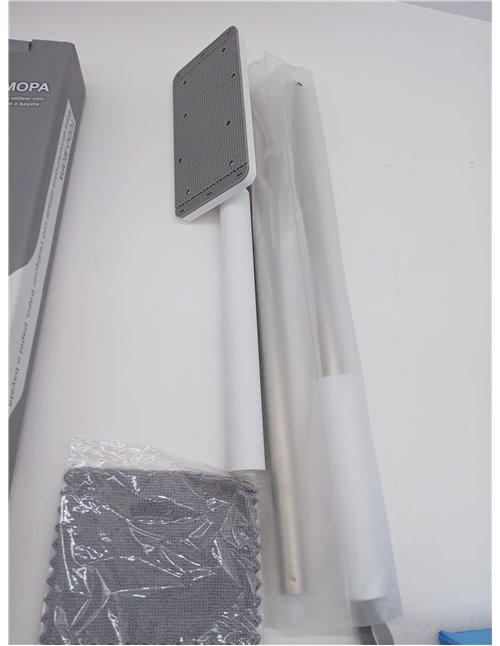 Clim Profesional Mini Mopa Multifunción con Clip, Sin Recambios, Mango de Acero Inoxidable, para Limpieza de Paredes, Azulejos, 