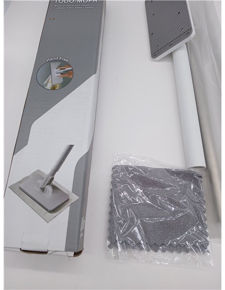 Clim Profesional Mini Mopa Multifunción con Clip, Sin Recambios, Mango de Acero Inoxidable, para Limpieza de Paredes, Azulejos, 