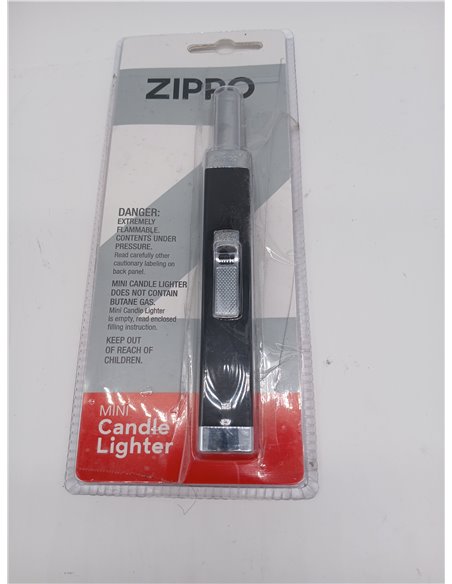 Zippo Encendedor Velas – Negro Mate – Recargable con Gas – Encendido Soft-Touch – Encendedor-Cocina Largo Resistente al Viento