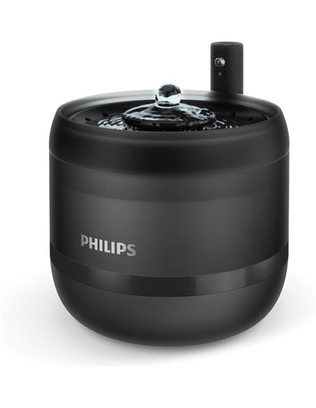 Philips Pet Series Fuente de Agua para Gatos, Cuenco Anti-Derrame, Monitoreo, Activación por Movimiento, Silenciosa (PAW3210/02)