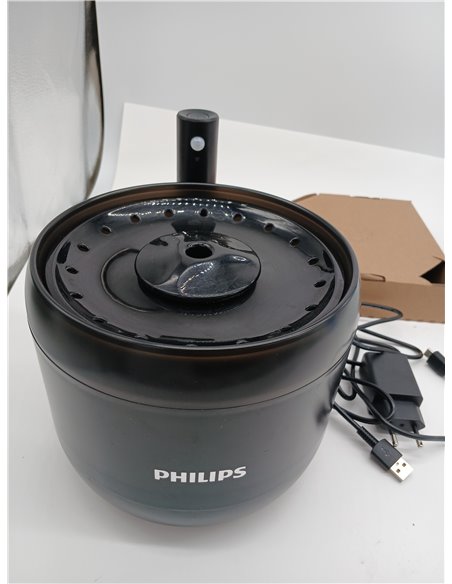 Philips Pet Series Fuente de Agua para Gatos, Cuenco Anti-Derrame, Monitoreo, Activación por Movimiento, Silenciosa (PAW3210/02)