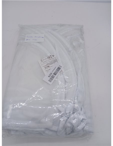 Paquete de 14 fundas transparentes para ropa, bolsas de ropa con protección contra el polvo, fundas blancas para hombros, chaque