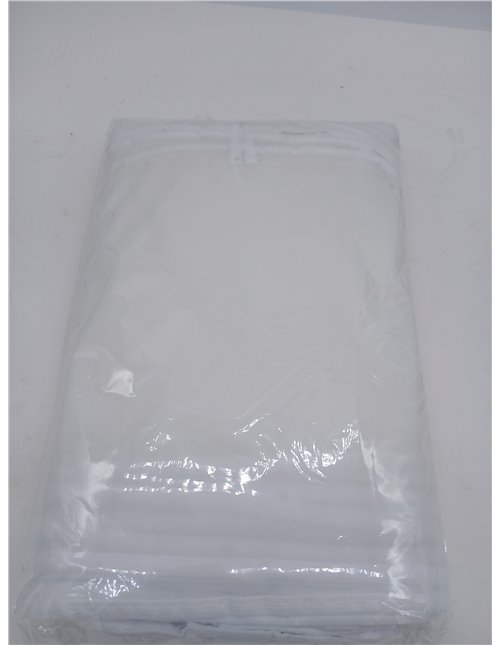 Paquete de 14 fundas transparentes para ropa, bolsas de ropa con protección contra el polvo, fundas blancas para hombros, chaque