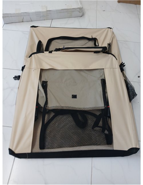 lionto Transportín para Perros Bolsa transportín para Perros Transportín Plegable Autobox Bolsa para Animales pequeños, (3XL) 10