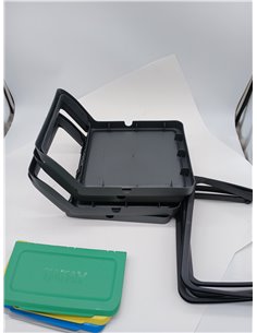 Tatay Cubos de Basura Reciclaje Easy Waste 20L | Set de 4 | Diseño Modular y Apilable | Tapa con Sistema Click | Asa de Transpor 2