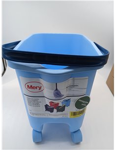 Mery | Cubo para Fregona con Ruedas Giratorias | Cubo Escurridor Amplio | Resistencia Máxima | Polipropileno | Capacidad 14 Litr