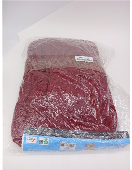 Martina Home Emilia Armchair Cover Earmuff, Fabric, Bordeaux, 33 x 8 x 42 cm