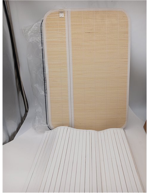 SONGMICS Cesto Ropa Sucia, 150 L, Cesta Ropa Sucia 3 Clasificaciones, con Tapa, Bambú, con Asas, Plegable, Bolsa Interior Extraí