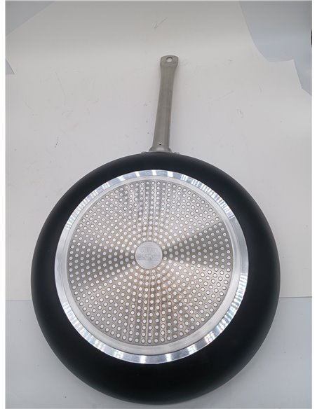 Quid Pro Chef - Sartén de acero inox 36 cm, apta para horno e inducción