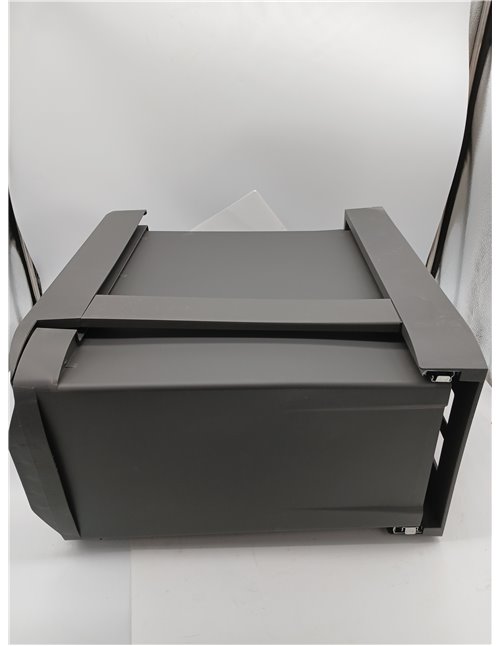 EMUCA - Contenedores de reciclaje para cocina, Cubos de basura bajo fregadero 1x30L, fijación inferior y extracción automática, 