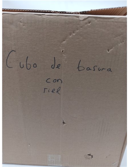 EMUCA - Contenedores de reciclaje para cocina, Cubos de basura bajo fregadero 1x30L, fijación inferior y extracción automática, 