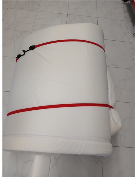 Topper 180 x 200 cm H3, Thickness 7.5 cm, High Density Foam for Pressure Relief, Firm, Mattress Topper 180 x 200 cm, with Remova