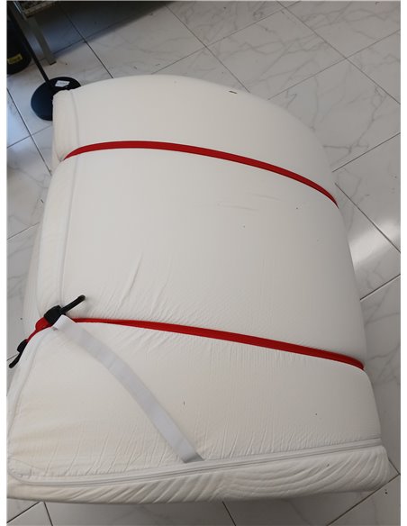 Topper 180 x 200 cm H3, Thickness 7.5 cm, High Density Foam for Pressure Relief, Firm, Mattress Topper 180 x 200 cm, with Remova
