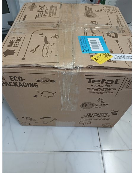 Tefal Ingenio Easy On Set of 3 Frying Pans 22/26/28 cm + 3 Saucepans 16/18/20 cm + Stew Pot 24 cm + Wok 26 cm + 9 Accessories, N