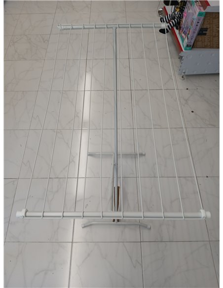 Rayen | Tendedero de acero | Superficie de tendido de 10 m | Tendedero plegable | Para interior y exterior | 90 x 53,5 x 82 cm