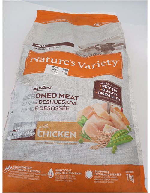 Nature's Variety Healthy Grains Pienso para Perros Adultos con Mini con Pollo - 7kg
