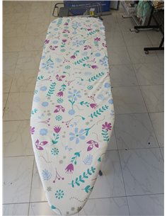 Amazon Basics tabla de planchar con compartimento de almacenamiento y soporte para plancha en forma de H, grande, 122 x 38 cm, g 2