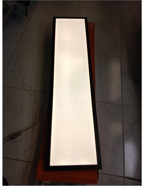 BRILONER - Plafón LED, Panel LED, Ultra Plano, 22W, 2200 Lúmenes, 4000 Kelvin, 100x25x6cm, Luz LED, Lampara Techo, Ideal para Co