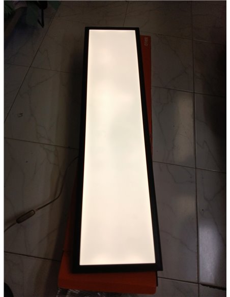 BRILONER - Plafón LED, Panel LED, Ultra Plano, 22W, 2200 Lúmenes, 4000 Kelvin, 100x25x6cm, Luz LED, Lampara Techo, Ideal para Co