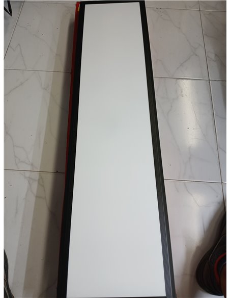 BRILONER - Plafón LED, Panel LED, Ultra Plano, 22W, 2200 Lúmenes, 4000 Kelvin, 100x25x6cm, Luz LED, Lampara Techo, Ideal para Co