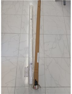 Blindecor Ara | Estor enrollable translúcido liso - Blanco Roto, 140 x 175 cm (ancho por alto) | Tamaño de la Tela 137 x 170 cm  2