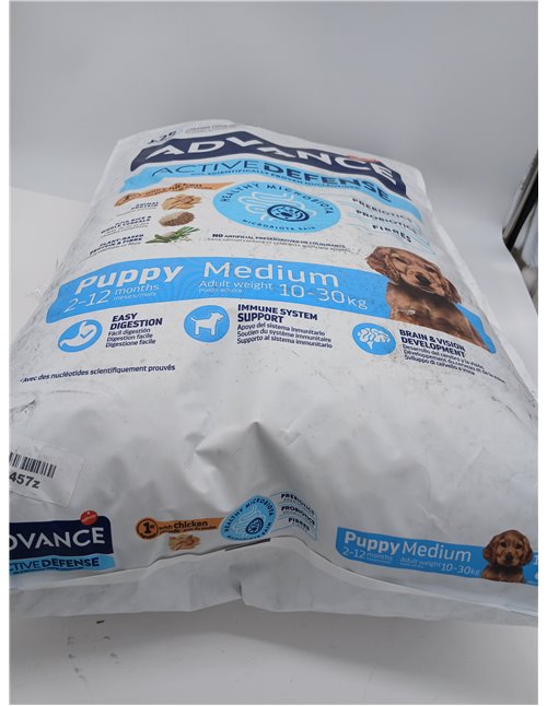 Advance Medium Puppy, Pienso para Perros Puppy (2 a 15 meses) de Razas Medianas con Pollo, 12kg