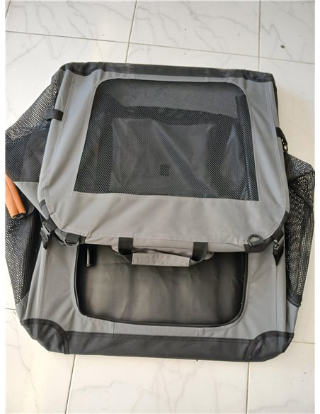 morpilot Transportín Perro Gato, Bolsa Transporte Transpirable para Mascotas, Portador de Viaje con Correa de Hombro Ajustable, 