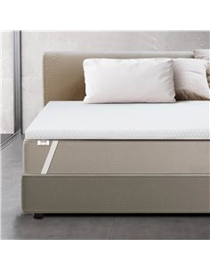 Topper Viscoelastico Memory Foam 130 x 180 H3 | Corrector de colchón de 6 cm | Topper Colchon