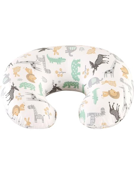 Almohada de lactancia, almohada ergonómica de apoyo para bebé, almohadas de alimentación esenciales para biberón y lactancia, re