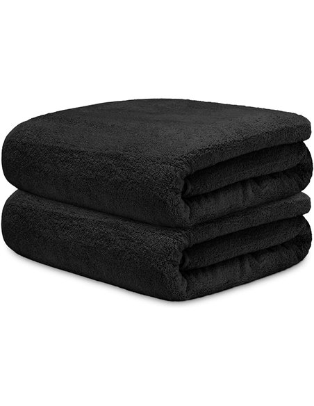 DECASATEXTIL Juego 2 Toallas Baño Grandes 70x140cm Algodón 450g/m² – Suaves y Absorbentes – Toallas de Ducha para Hogar, Gimnasi