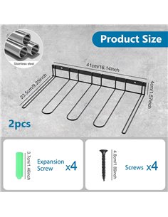 Soporte para Botas, Ganchos para Botas de Pared, Estante para Botas Independiente, Organizador de Zapatos de Metal Resistente, S