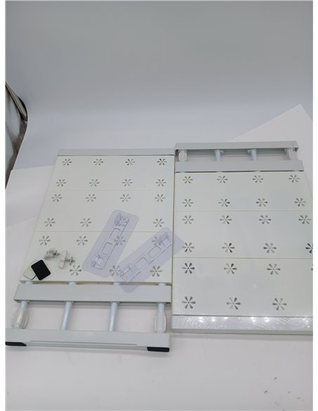 Estante de Tensión Ajustable, Divisores Organizadores Eficientes Que Ahorran Espacio para Armario, Zapatero (Longitud 38‑60 cm