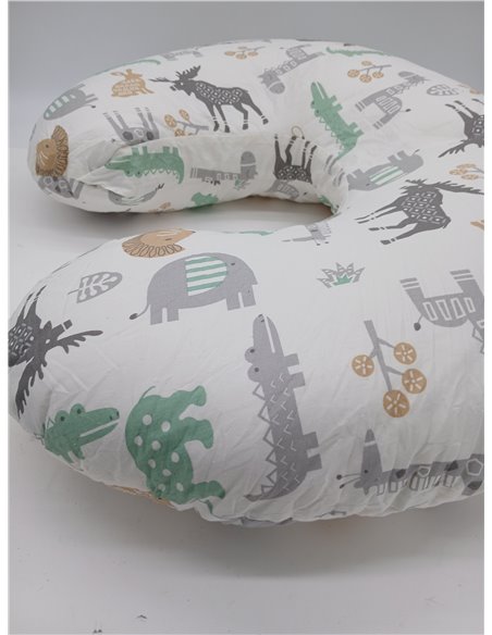 Almohada de lactancia, almohada ergonómica de apoyo para bebé, almohadas de alimentación esenciales para biberón y lactancia, re
