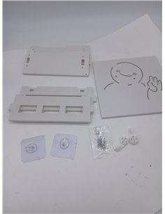 Caja Router, Caja Router Pared, Router Rack 22 * 20 * 8.5 CM, Soporte Router Pared para Ocultar Cables Y Tomas de Router Blanco 2