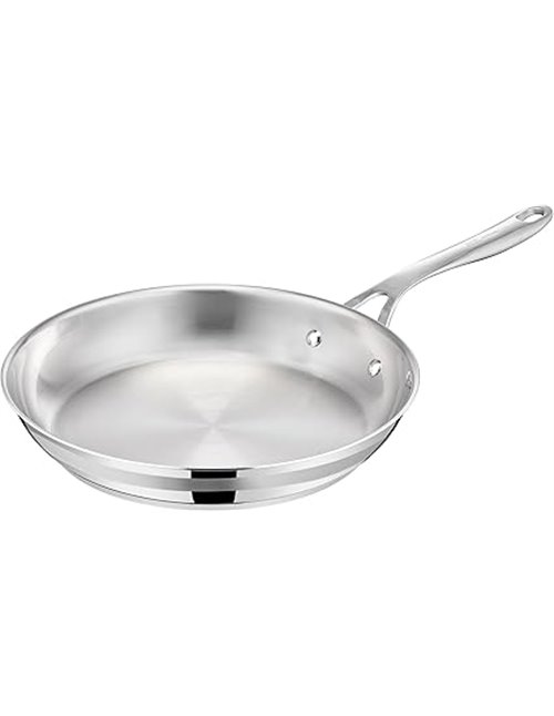 Tefal Jamie Oliver - Sartén de 28 cm, Apto inducción, sin revestimiento antiadherente, Thermo-Fusion, apto lavavajillas y horno,