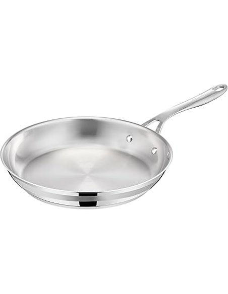 Tefal Jamie Oliver - Sartén de 28 cm, Apto inducción, sin revestimiento antiadherente, Thermo-Fusion, apto lavavajillas y horno,