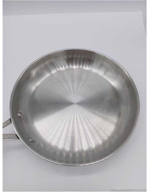 Tefal Jamie Oliver - Sartén de 28 cm, Apto inducción, sin revestimiento antiadherente, Thermo-Fusion, apto lavavajillas y horno,