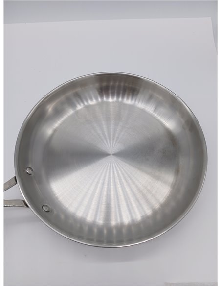 Tefal Jamie Oliver - Sartén de 28 cm, Apto inducción, sin revestimiento antiadherente, Thermo-Fusion, apto lavavajillas y horno,