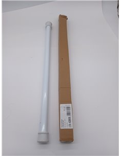 GARDINIA Barra de metal para cortinas, Extensible, Montaje sin tornillos ni taladros, Diámetro 23/26 mm, Longitud 60-100 cm cm,  2