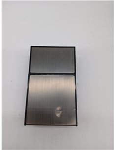  Estuche para cigarrillos con encendedor para 100 mm, capacidad magnética de 20, encendedor recargable resistente al viento