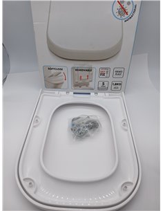TATAY Tapa WC Universal Compatible con Modelo The Gap | Caída Amortiguada | Retirada Rápida que permite Limpieza Profunda | Fabr 2